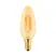 LED sijalka svečka E14 4W toplo bela 360lm amber glass