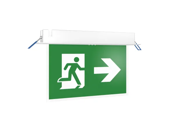 Zasilna svetilka EXIT 2W hladna svetloba bela dolžina 31,7 cm
